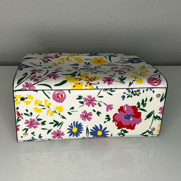 2 Pcs Kate Spade Medium Staci Satchel Garden Bouquet and Wallet NWT - Picture 7 of 12
